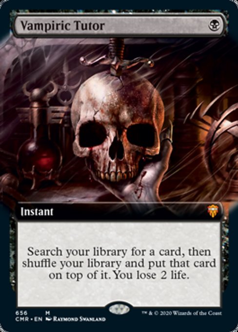 Vampiric Tutor (Extended Art) (Commander Legends) Near Mint