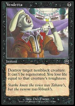 Vendetta (Mercadian Masques) Medium Play