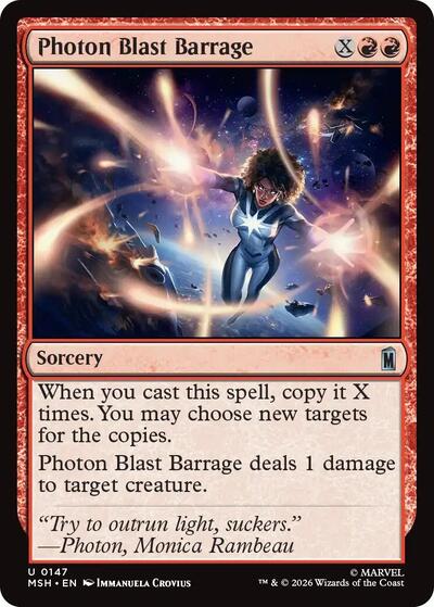 Photon Blast Barrage (Marvel Super Heroes) Light Play