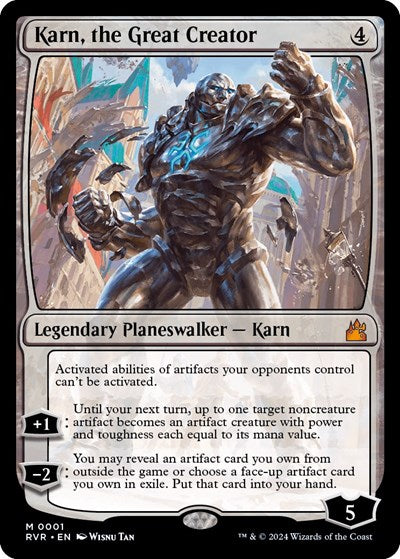 Karn, the Great Creator (Ravnica Remastered) Near Mint