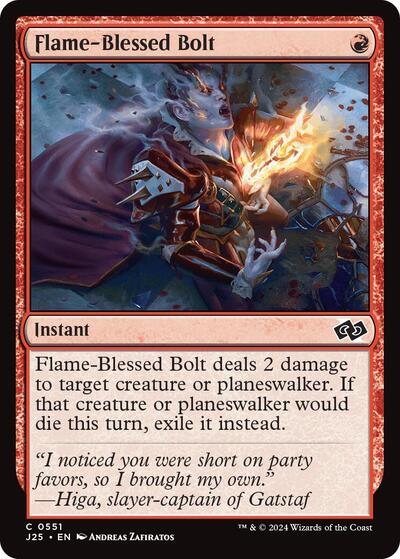 Flame-Blessed Bolt (Foundations Jumpstart) Light Play