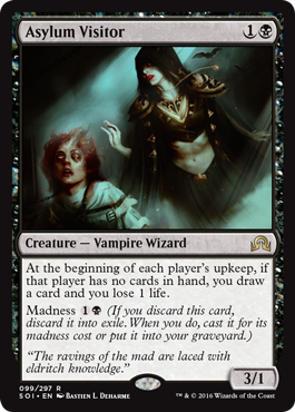 Asylum Visitor (Shadows Over Innistrad) Light Play