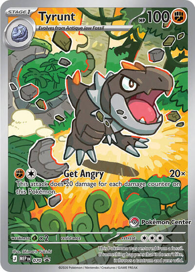 Tyrunt - 070 (Pokemon Center Exclusive) (ME: Mega Evolution Promo) Near Mint