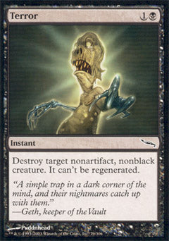 Terror (Mirrodin) Medium Play