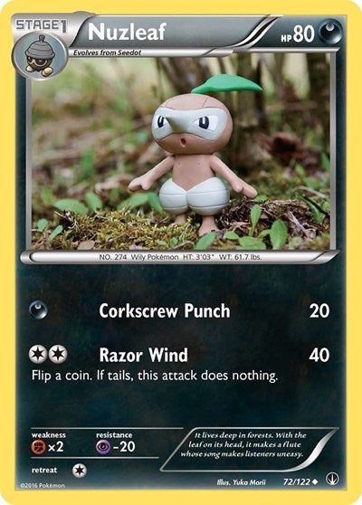 Nuzleaf (XY - BREAKpoint) Medium Play