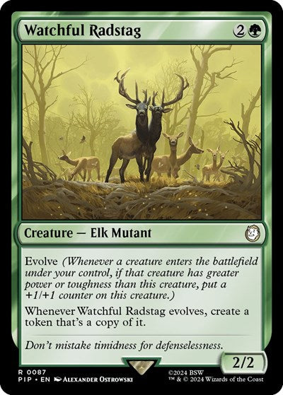 Watchful Radstag (Universes Beyond: Fallout) Light Play