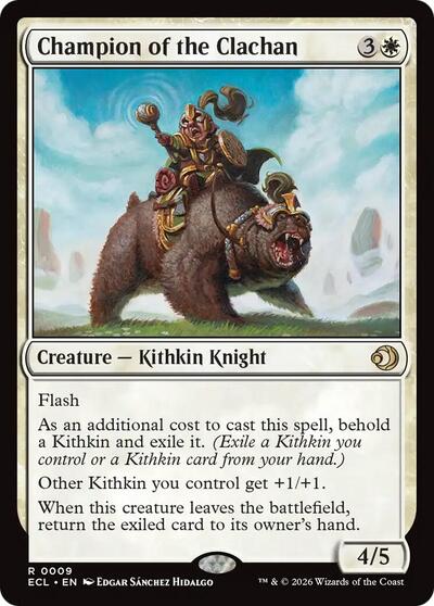 Champion of the Clachan (Lorwyn Eclipsed) Light Play Foil