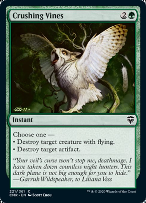 Crushing Vines (Commander Legends) Light Play