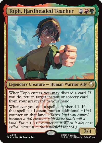 Toph, Hardheaded Teacher (Avatar: The Last Airbender) Light Play Foil