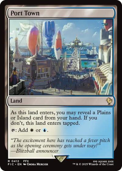 Port Town (Commander: FINAL FANTASY) Light Play