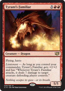 Tyrant's Familiar (Commander 2014 Edition) Light Play