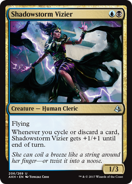 Shadowstorm Vizier (Amonkhet) Light Play Foil
