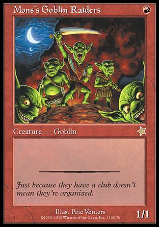 Mons's Goblin Raiders (Starter 1999) Medium Play