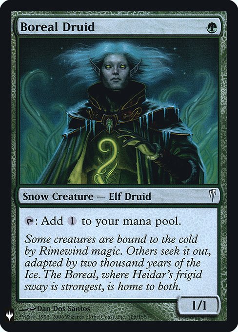 Boreal Druid (Mystery Booster Retail Edition Foils) Light Play Foil