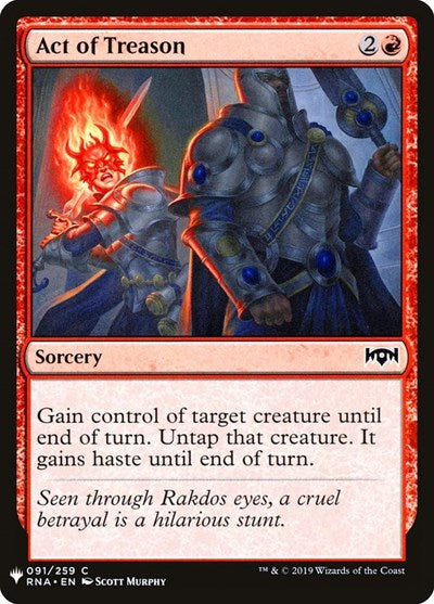 Act of Treason (Mystery Booster) Light Play