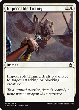 Impeccable Timing (Amonkhet) Light Play