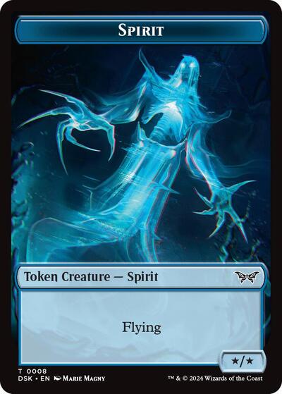 Spirit (8) Token (Duskmourn: House of Horror) Light Play