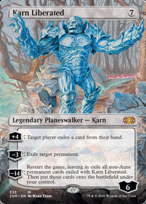 Karn Liberated (Borderless) (Double Masters) Light Play