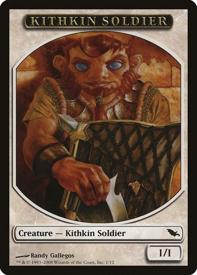 Kithkin Soldier Token (Shadowmoor) Light Play