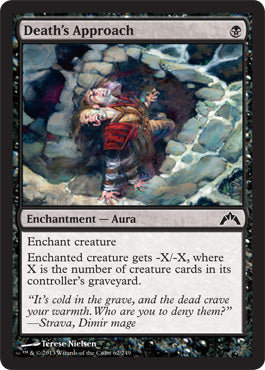 Death's Approach (Gatecrash) Light Play Foil
