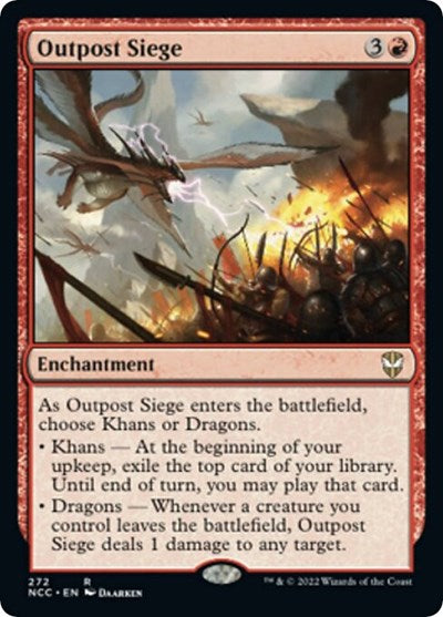 Outpost Siege (Commander: Streets of New Capenna) Light Play