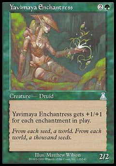 Yavimaya Enchantress (Urza's Destiny) Light Play