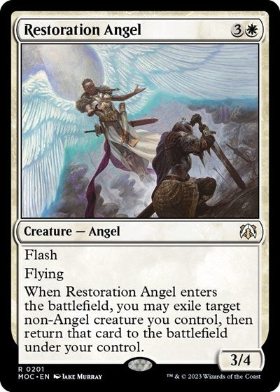 Restoration Angel (Commander: March of the Machine) Light Play