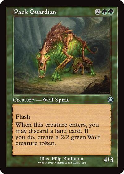 Pack Guardian (Retro Frame) (Innistrad Remastered) Light Play