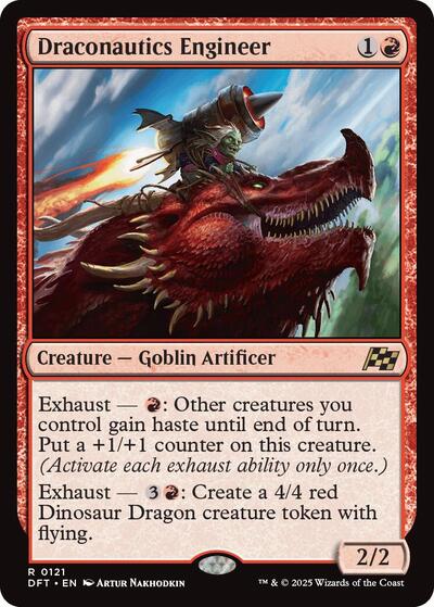 Draconautics Engineer (Aetherdrift) Light Play Foil