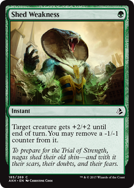 Shed Weakness (Amonkhet) Light Play Foil