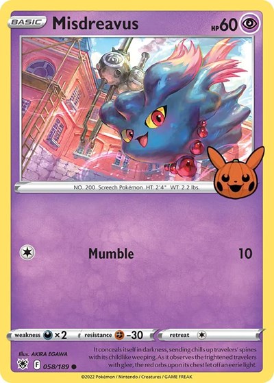 Misdreavus (Trick or Trade BOOster Bundle) Light Play