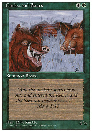Durkwood Boars (4th Edition) Damaged / Poor