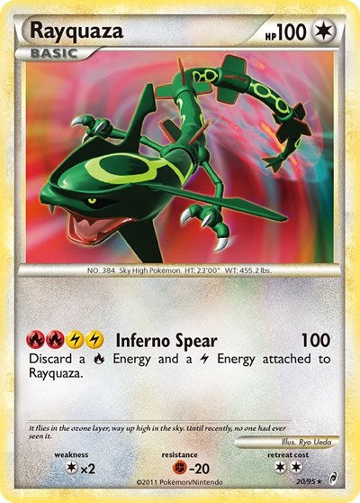 Rayquaza (Call of Legends) Damaged / Poor Holofoil