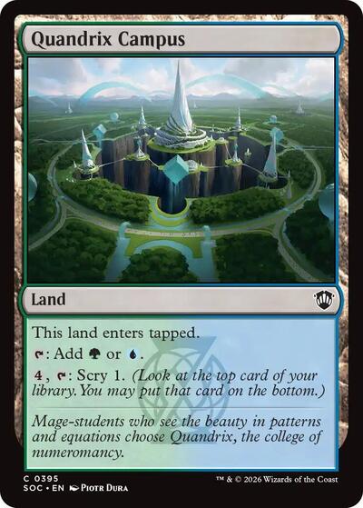 Quandrix Campus (Commander: Secrets of Strixhaven) Light Play