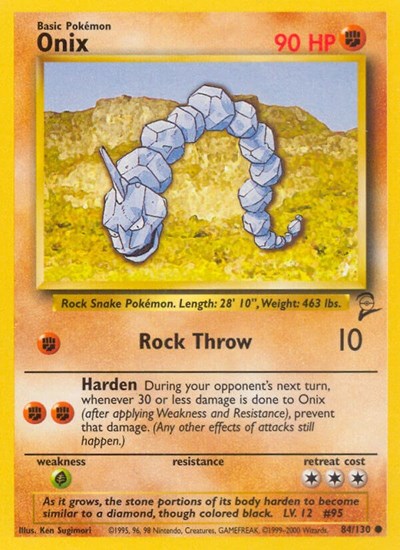 Onix (Base Set 2) Medium Play