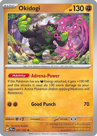 Okidogi (SV: Prismatic Evolutions) Light Play Holofoil