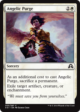 Angelic Purge (Shadows Over Innistrad) Light Play