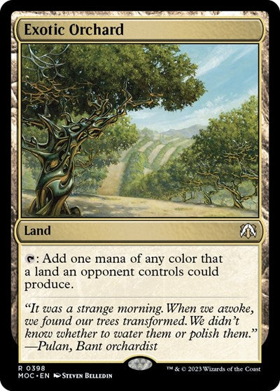 Exotic Orchard (Commander: March of the Machine) Light Play