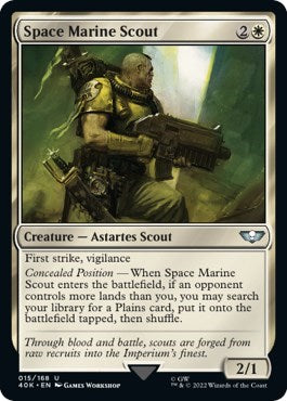Space Marine Scout (Universes Beyond: Warhammer 40K) Light Play