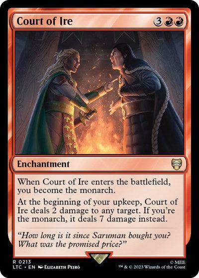 Court of Ire (Commander: The Lord of the Rings: Tales of Middle-earth) Light Play