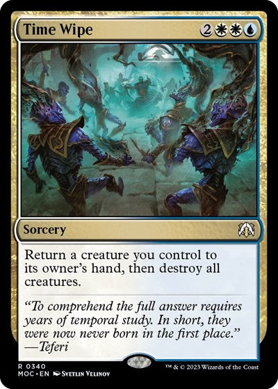 Time Wipe (Commander: March of the Machine) Light Play