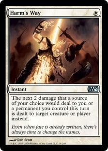 Harm's Way (Magic 2010 Core Set) Medium Play