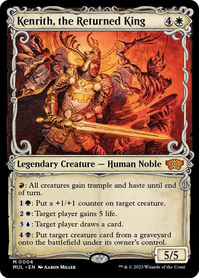 Kenrith, the Returned King (March of the Machine: Multiverse Legends) Light Play Foil