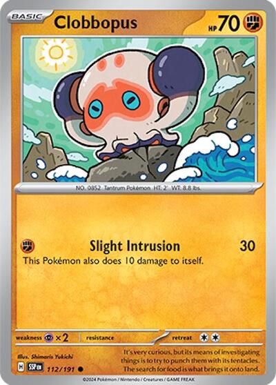 Clobbopus - 112 (SV08: Surging Sparks) Light Play