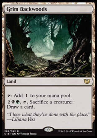 Grim Backwoods (Commander 2015) Medium Play