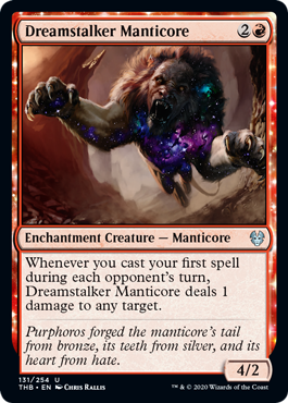 Dreamstalker Manticore (Theros Beyond Death) Light Play Foil