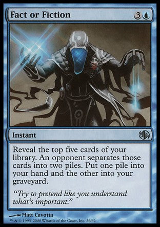 Fact or Fiction (Duel Decks: Jace vs Chandra) Light Play