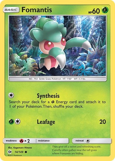 Fomantis (SM Base Set) Medium Play