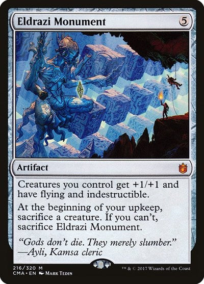 Eldrazi Monument (Commander Anthology) Light Play