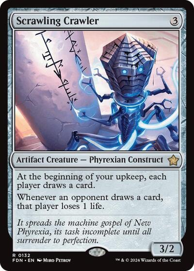 Scrawling Crawler (Foundations) Light Play Foil